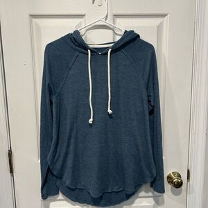 Mossimo Supply Co. Teal Hoodie Sweatshirt XS